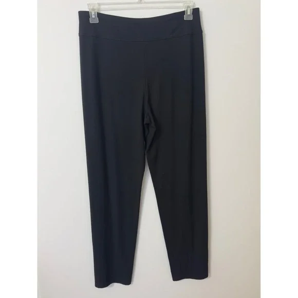 J Jill Womens Wearever Collection Slim Leg Black Pants Size Medium - Picture 2 of 8